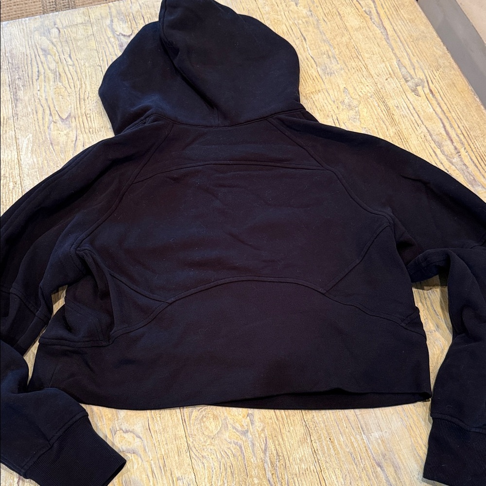 Lululemon Scuba Oversized 1/2 Zip Hoodie in Black - Picture 6 of 7